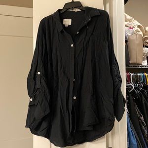 American Eagle Go Big Oversized Button Down